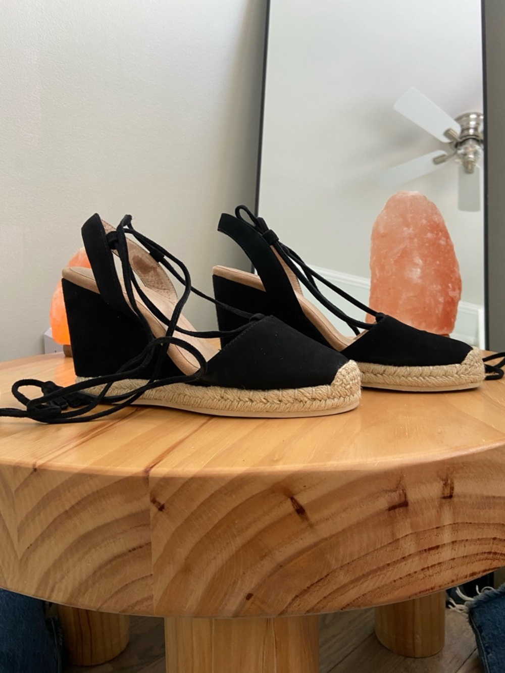 RAYE Daisy Espadrille Black